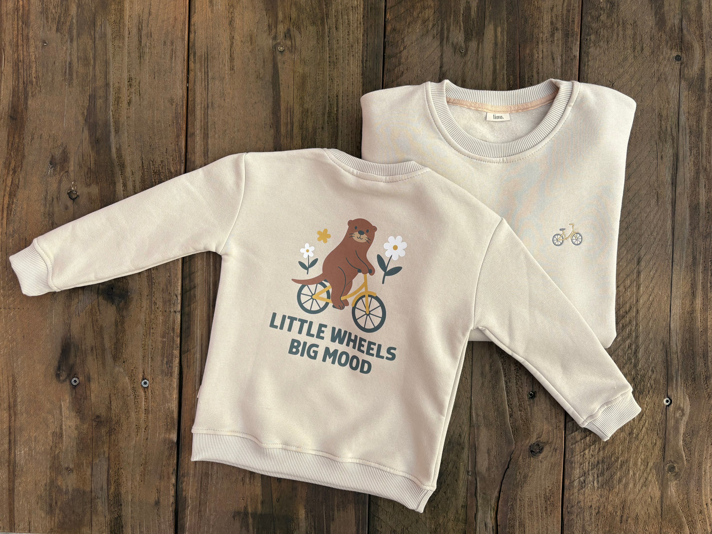 Little Wheels Otter | Crewneck für Kinder